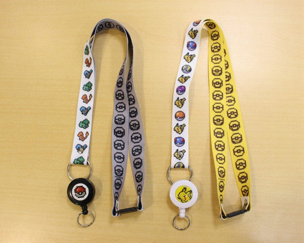 Pokemon Dot Series: Kanto Starters Lanyard