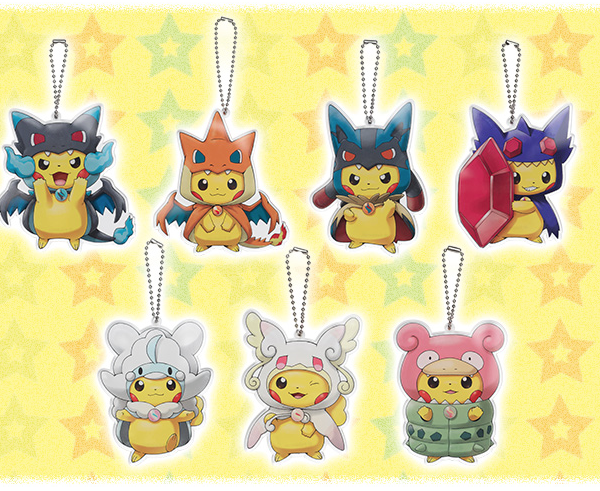 Pokemon Center Mega Campaign Keychains